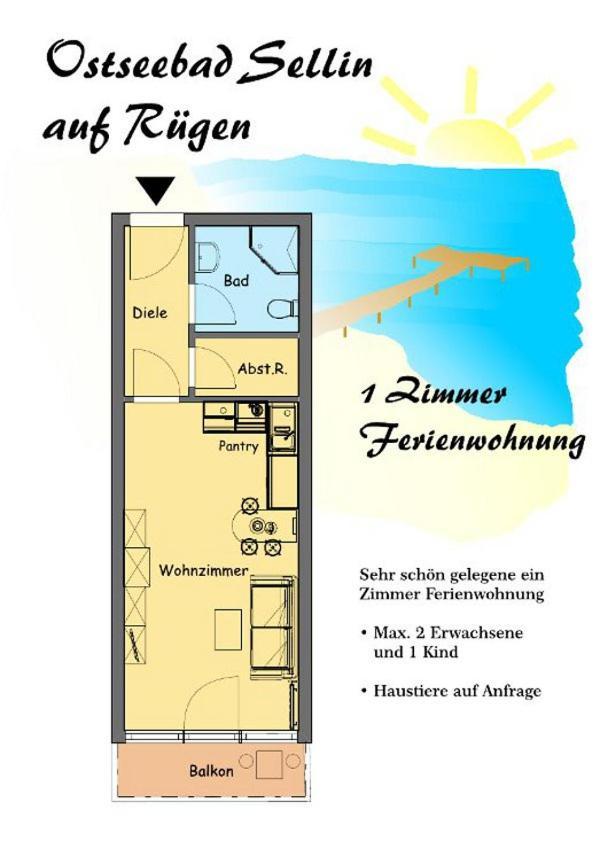Ferienapartment Haus Baltic 1Og09 Sellin  Extérieur photo